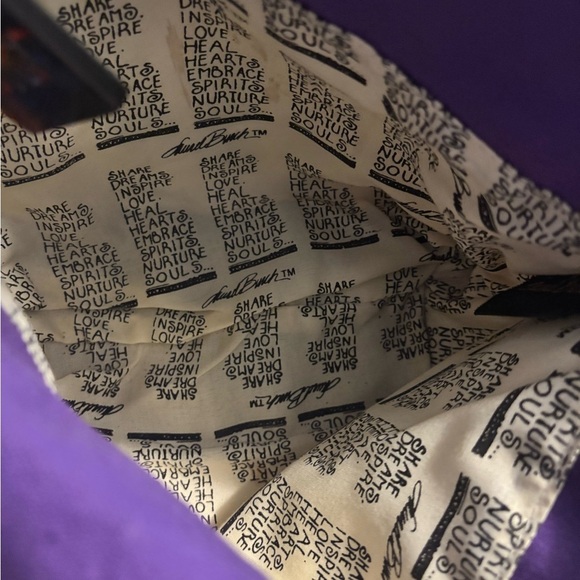 Laurel Burch Harmony Under Sun Foiled Small Scoop Tote - Picture 3 of 9